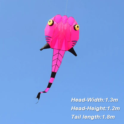 9KM 2㎡~8㎡ Pilot Lifter Tadpole Kite Single Line Soft Inflatable Line Laundry Show Kite Best 30D Ripstop Nylon Fabric