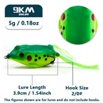 Lade das Bild in den Galerie-Viewer, Topwater Frog Lures 6~14g Fishing Lures Bass PVC Fork Tail Frog Artificial Soft Bait Freshwater Weedless Soft Baits Snakehead
