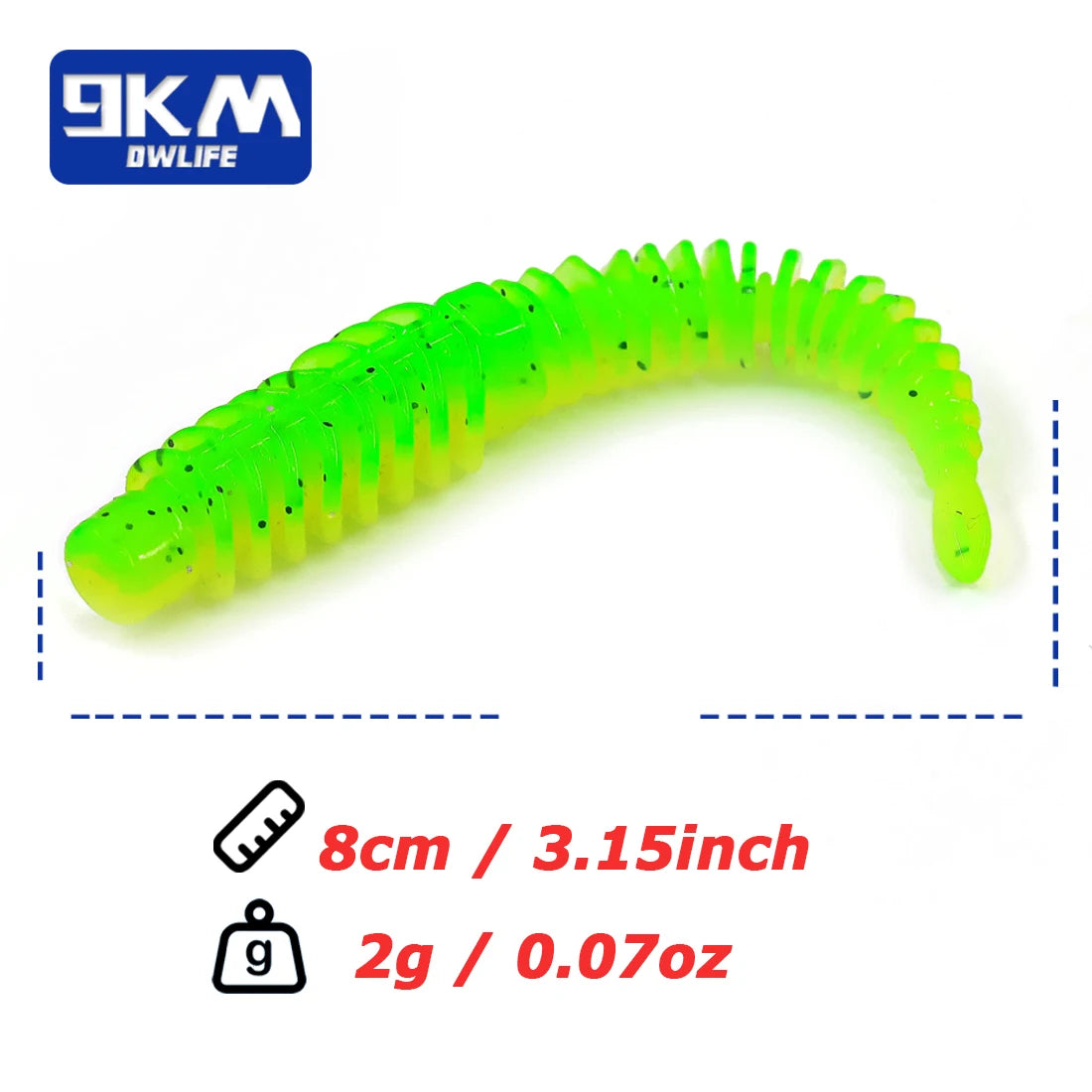 Soft Plastic Fishing Lure Trout Bass Worm Baits Jigging Wobbler Fishing Lure Swimbaits for Ned Rig Hook Saltwater Fishing Tackle