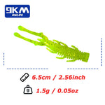 Lade das Bild in den Galerie-Viewer, 9KM Soft Silicone Fishing Lures for Bass Swimbaits Dragonfly Larva Lures Freshwater Trout Panfish Catfish Perch Saltwater 10Pcs
