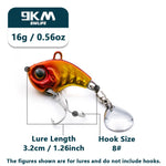 Lade das Bild in den Galerie-Viewer, Fishing Lures VIB Crankbait Lures 9~16g Fishing Spoons Lures Spinner Blade Sinking Lures Bass Fishing Jigs Fishing Lure Tackle
