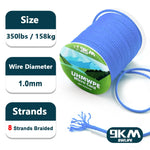 Lade das Bild in den Galerie-Viewer, 9KM UHMWPE Cord 0.8~1.6mm Hollow Braided Rope Hammock Tarp Tent Rope Kite Line Fishing Climbing Camping Kayak Sailboat 100~750lb
