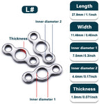 Lade das Bild in den Galerie-Viewer, Fishing Solid Ring 25~100Pcs Saltwater Fishing Lures Connectors Jigging Rings Sea Snap Fishing Swivel Assist Hook Accessories
