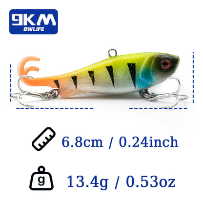 Soft Fishing Lures Jig Head Swim Lure Split Tail Swimbaits with Treble Hooks For Saltwater Freshwater Bass Fishing Trout Walleye