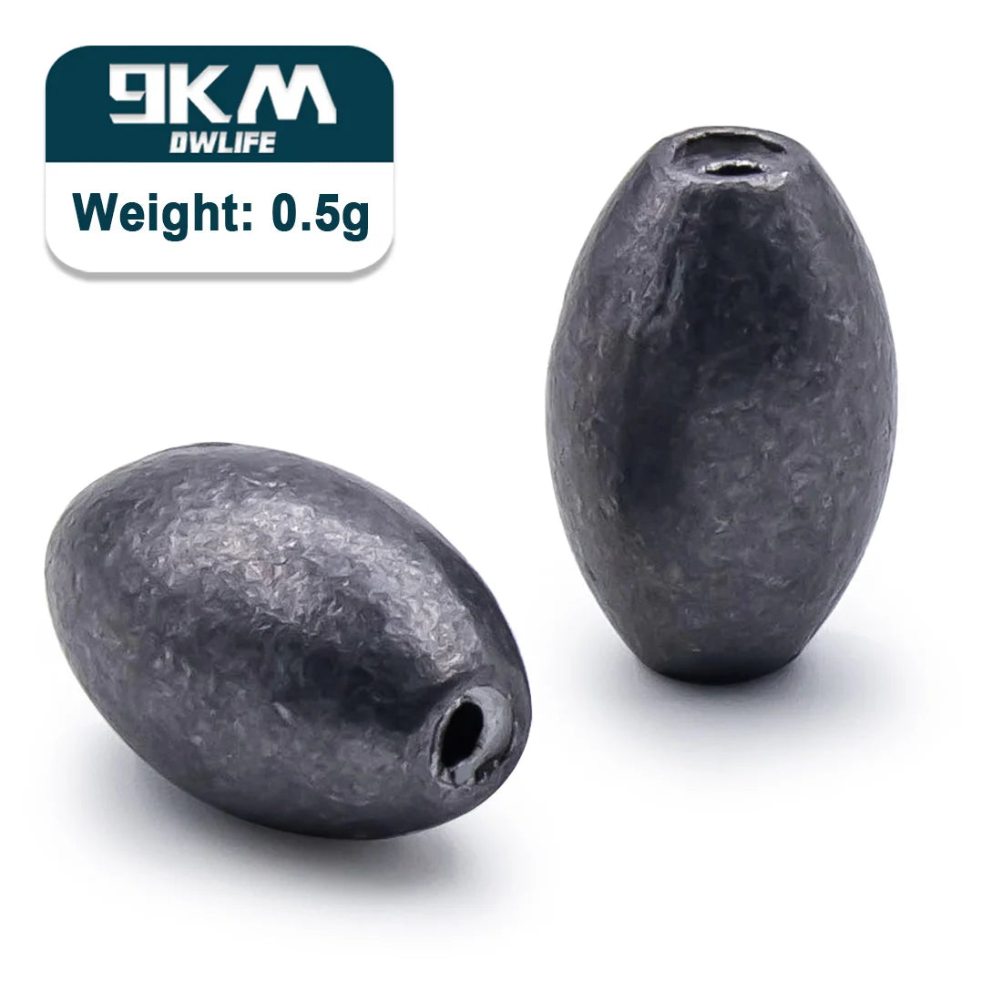 Fishing Weights Sinkers 10~30Pcs Olive Shape Lead Sinker Saltwater Fishing Rig Sinkers Weight Egg Sinkers Lead Molds for Fishing