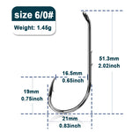 Load image into Gallery viewer, 9KM Baitholder Fishing Hooks 50~200Pcs Live Bait Hook Barbed Shank Down Eye Offset Circle Hook Carp Fishing Jig Worm Hook Tackle
