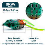 Lade das Bild in den Galerie-Viewer, Topwater Frog Lures 6~14g Fishing Lures Bass PVC Fork Tail Frog Artificial Soft Bait Freshwater Weedless Soft Baits Snakehead
