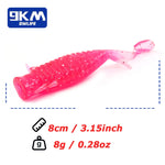 Load image into Gallery viewer, Popper Worm Soft Bait Topwater Popper Bass Fishing Lures Swimbaits Dragonfly Larva Lures Freshwater Trout Panfish Catfish Perch
