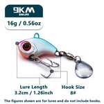Lade das Bild in den Galerie-Viewer, Fishing Lures VIB Crankbait Lures 9~16g Fishing Spoons Lures Spinner Blade Sinking Lures Bass Fishing Jigs Fishing Lure Tackle
