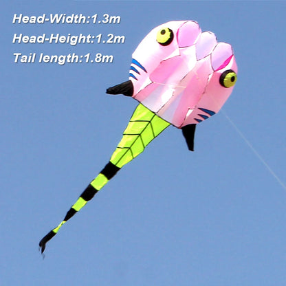 9KM 2㎡~8㎡ Pilot Lifter Tadpole Kite Single Line Soft Inflatable Line Laundry Show Kite Best 30D Ripstop Nylon Fabric