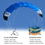 Load image into Gallery viewer, 9KM 2㎡-4㎡ 4 Line Power Kite Trainer Kite Professional Traction Kite 100KG &amp; 180KGx20m Dyneema Flying Lines and Control Kites
