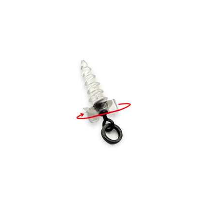 9KM Carp Fishing Accessories 25Pcs Bait Screw Fishing Swivel Double Ended Screw Carp Fishing Equipment