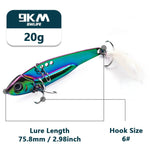 Load image into Gallery viewer, Fishing Spinner Lures 5~20g Metal Fishing Lures Spoons Jigging Lures VIB Sinking Freshwater Fishing Lures for Bass Trout Salmon
