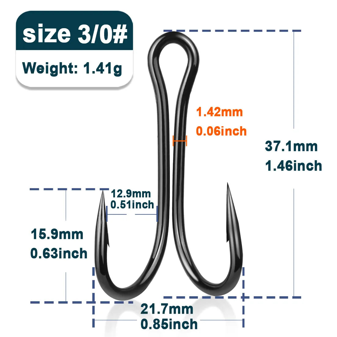 Fishing Double Hooks 50~200Pcs Black Classic Frog Hooks High Carbon Steel Brabed Sharp Worm Hook Replacement Fishing Hooks Lures