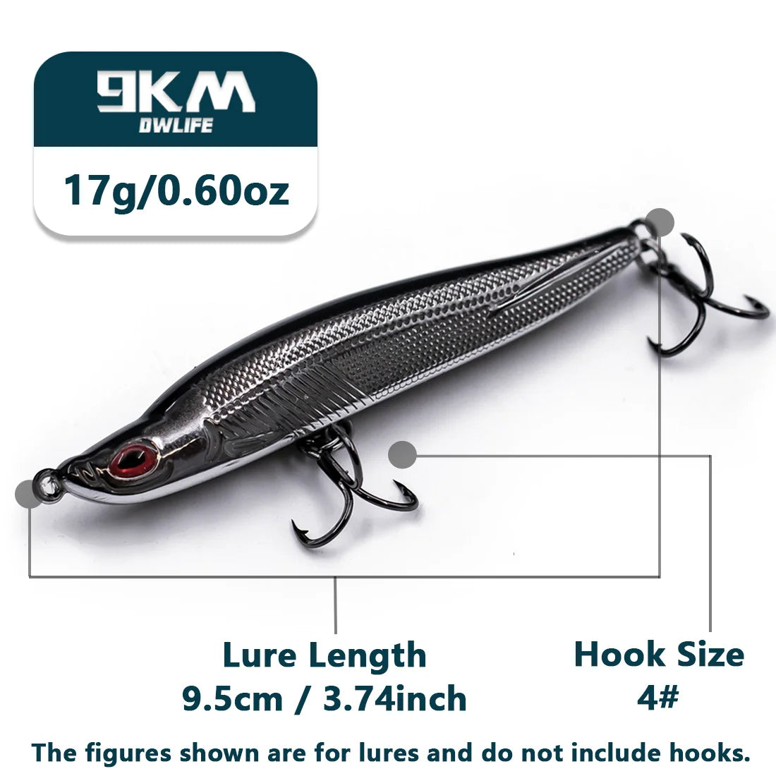 Slow Sinking Pencil Lures 11~17g Sea Fishing Lure Hard Bait for Bass Wobbler Pencil Lure Hard Bait 8~9.5cm Salmon Redfish Trout