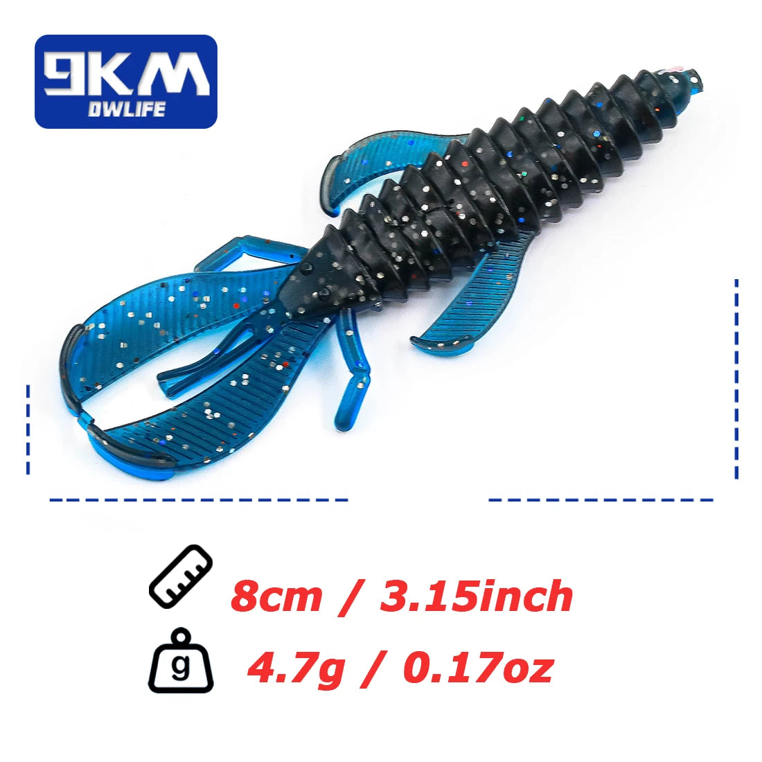 Swimbait Fishing Lures Creature Bait Soft Plastic Bass Fishing Lure Swimbaits Dragonfly Larva Lures Trout Panfish Walleye Perch