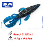 Load image into Gallery viewer, Swimbait Fishing Lures Creature Bait Soft Plastic Bass Fishing Lure Swimbaits Dragonfly Larva Lures Trout Panfish Walleye Perch
