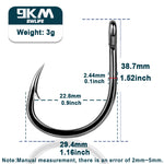 Load image into Gallery viewer, Fishing Live Bait Hooks 25~100Pcs Circle Hook Saltwater Fishing Hooks High Carbon Steel Non-offset Assist Hooks Bass Tuna Marlin
