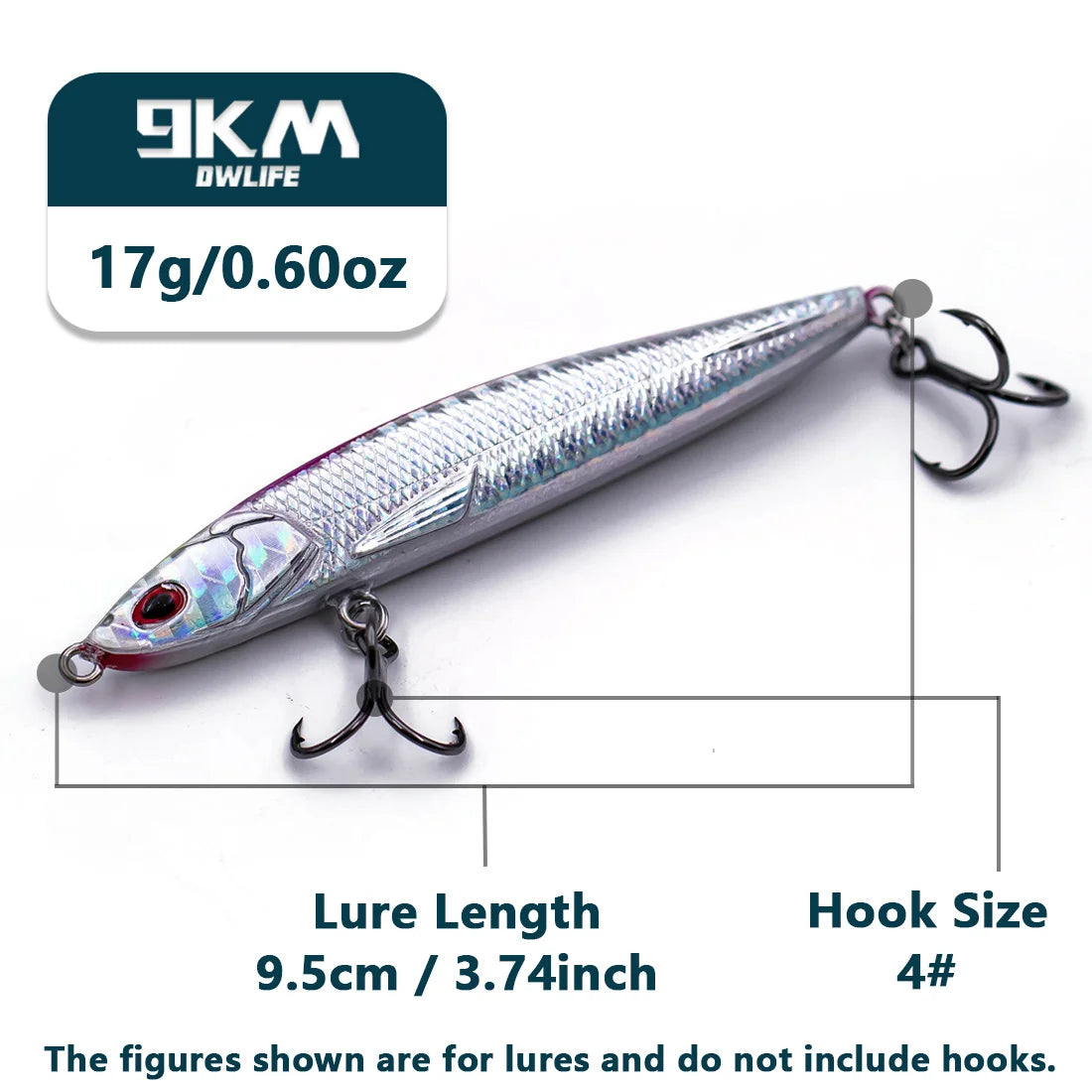 Sinking Pencil Fishing Lure 9~20g Hard Swimbaits Minnow Fishing Bait CrankBait Bass Redfish Trout Walleye Salmon Tackle 75~95mm