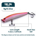 Load image into Gallery viewer, Sinking Fishing Lures 73~80mm Popper Lures Wobbler Pencil Artificial Hard Bait Bass Fishing Lure Salmon Redfish Trout 73~80mm
