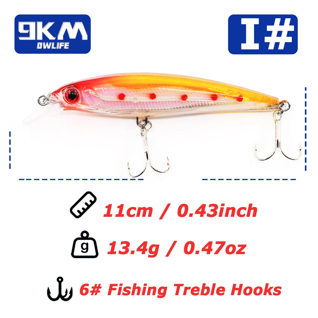 Fishing Lures Hard Minnow Baits 11cm/13.4g Topwater Hard Baits Jerkbait Swimbait Fishing Bass Walleye Lures Saltwater Freshwater