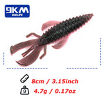 Load image into Gallery viewer, Swimbait Fishing Lures Creature Bait Soft Plastic Bass Fishing Lure Swimbaits Dragonfly Larva Lures Trout Panfish Walleye Perch
