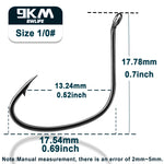 Lade das Bild in den Galerie-Viewer, Catfish Hook Live Bait Hook 50~200Pcs High Carbon Steel Pike Hook Freshwater Saltwater Halibut Trotline Hooks Octopus 4#~3/0#
