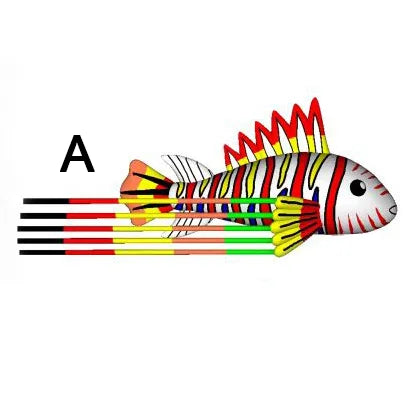 9KM 8m~12m Colorful Lionfish Kite Line Laundry Pendant Soft Inflatable Show Kite for Kite Festival 30D Ripstop Nylon Fabric