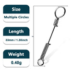 Load image into Gallery viewer, 50~200Pcs Fishing Bait Stainless Steel Feeder High Quality Feeder Explosion Hook Spring Tray Hanging Tackle Fishing Accessories

