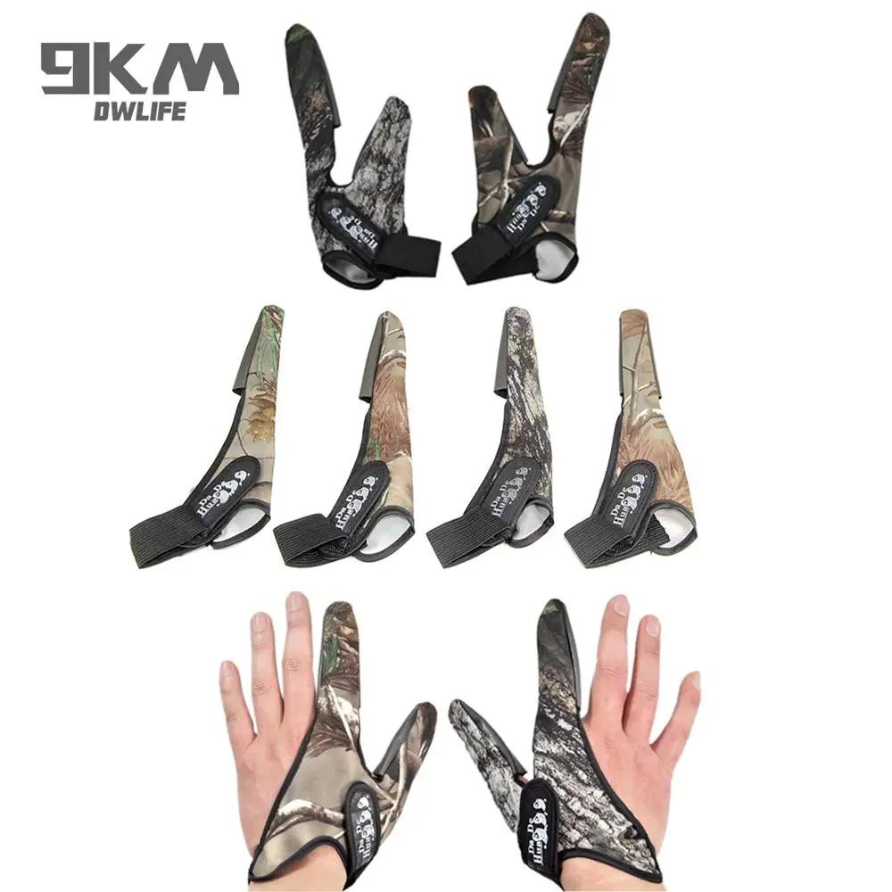 SingleTwo Finger Fishing Gloves Anti-Slip Elastic Casting Line Throwing