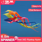 Load image into Gallery viewer, Spinner Kite Tails Line laundry 30D Ripstop Nylon with Bag for Kite Festival
