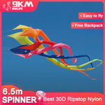 Lade das Bild in den Galerie-Viewer, Spinner Kite Tails Line laundry 30D Ripstop Nylon with Bag for Kite Festival
