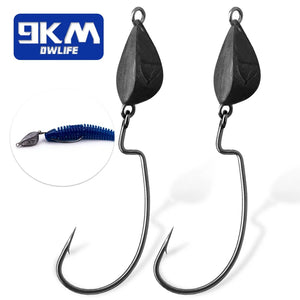 Swing Jig Heads Fishing Ewg Hooks 10~30Pcs 