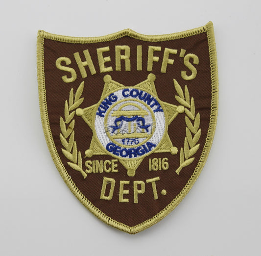 The Walking Dead King Country Sheriff Dept. Patch Shoulder Badge