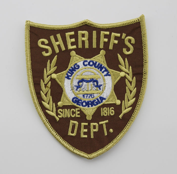 The Walking Dead King Country Sheriff Dept. Patch Shoulder Badge
