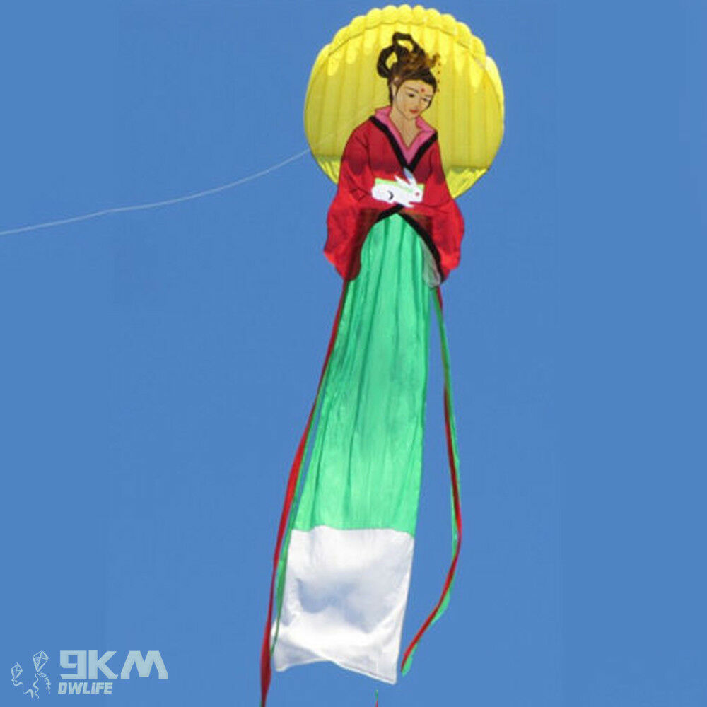 Traditional 3D 26ft Chang-E Soft Single Line Kite