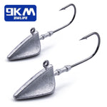 Load image into Gallery viewer, Triangle Head Hooks 10~20Pcs Saltwater Fishing Hooks Soft Worm Fishing
