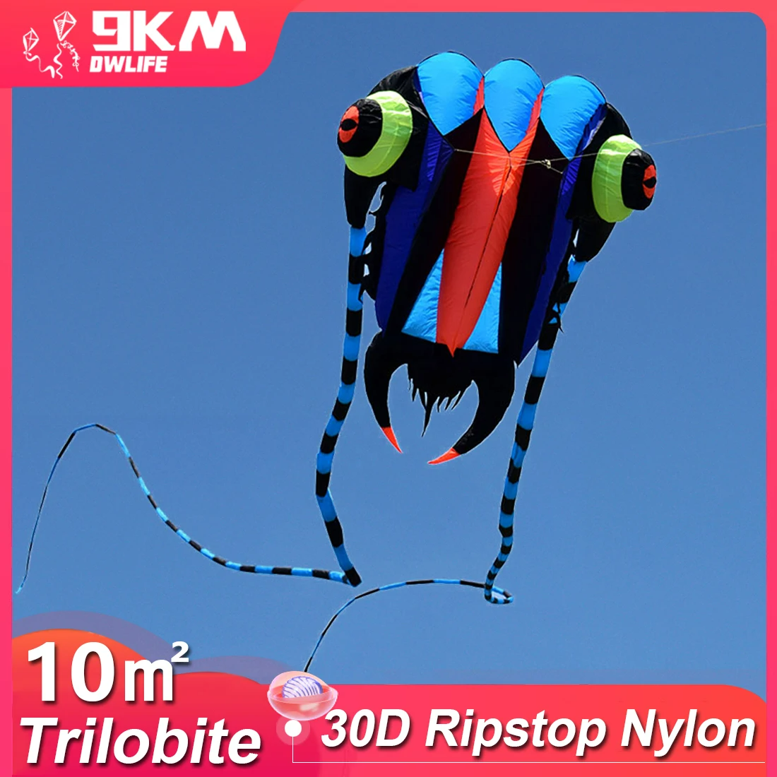 Trilobite Kite for Adults Flying Sport