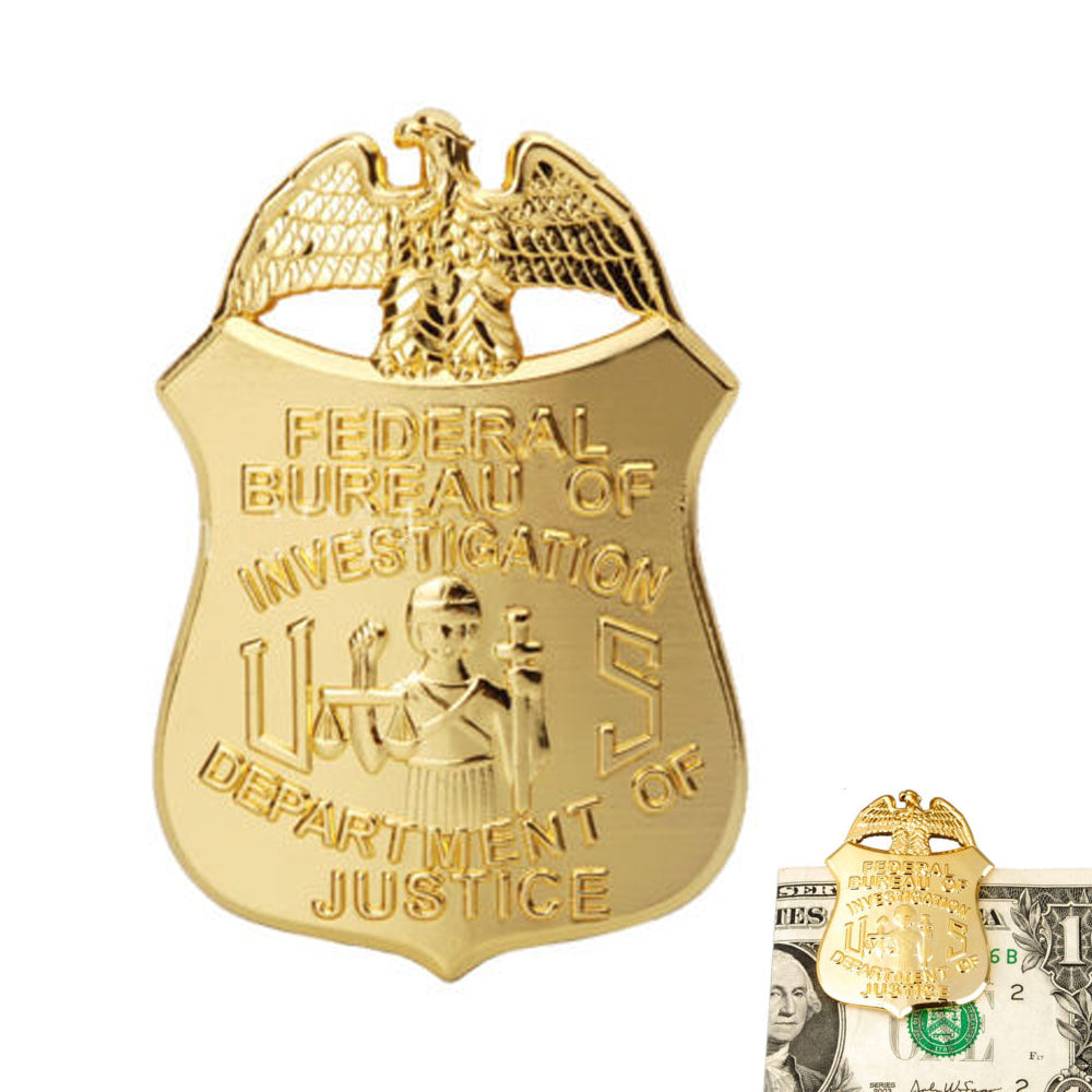 US Badges Money Clip Department Of Justice Badge Clip