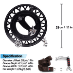 Load image into Gallery viewer, 11in Kite Reel Winder With Brake Ratchet Lock
