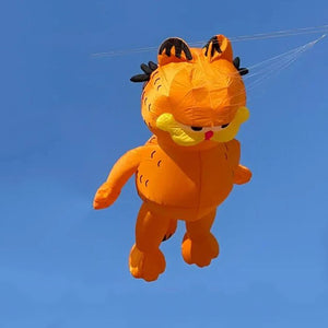 9KM 3.5m Cat Kite Line Laundry Kite Soft Inflatable Show Kite Pendant 30D Ripstop Nylon with Bag for Kite Festival