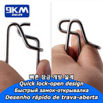 Lade das Bild in den Galerie-Viewer, Long Line Snap Clip 3Pcs Stainless Steel Fishing Swivels Snap
