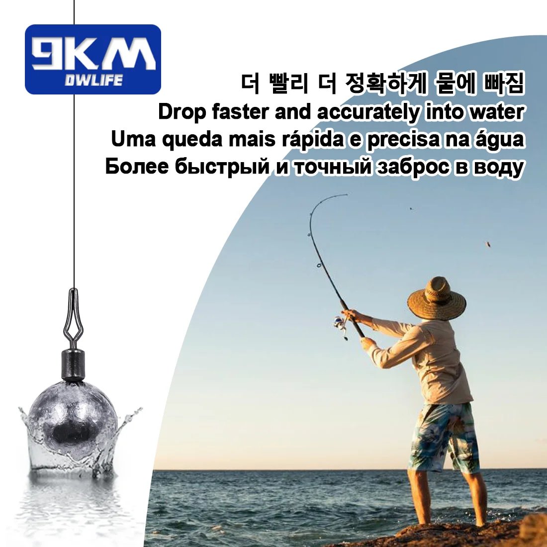 Lead Drop Shot Fishing Weights Sinkers 10~ 20Pcs Bass Fishing Sinker S –  9km-dwlife