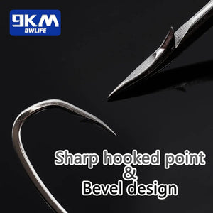 Bass Fishing Hooks Baitholder Fishing Hooks 50~200Pcs Live Bait Hook Wide Gap Worm Catfish Hook Saltwater Freshwater Tackle