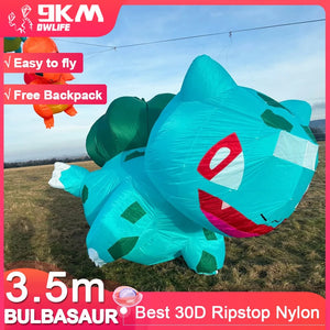 9KM 3.5m Seed Kite Line Laundry Kite Soft Inflatable Show Kite Pendant 30D Ripstop Nylon 