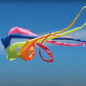 9KM 6.5m Spinner Kite Tails Line laundry 30D Ripstop Nylon with Bag for Kite Festival (Accept wholesale)