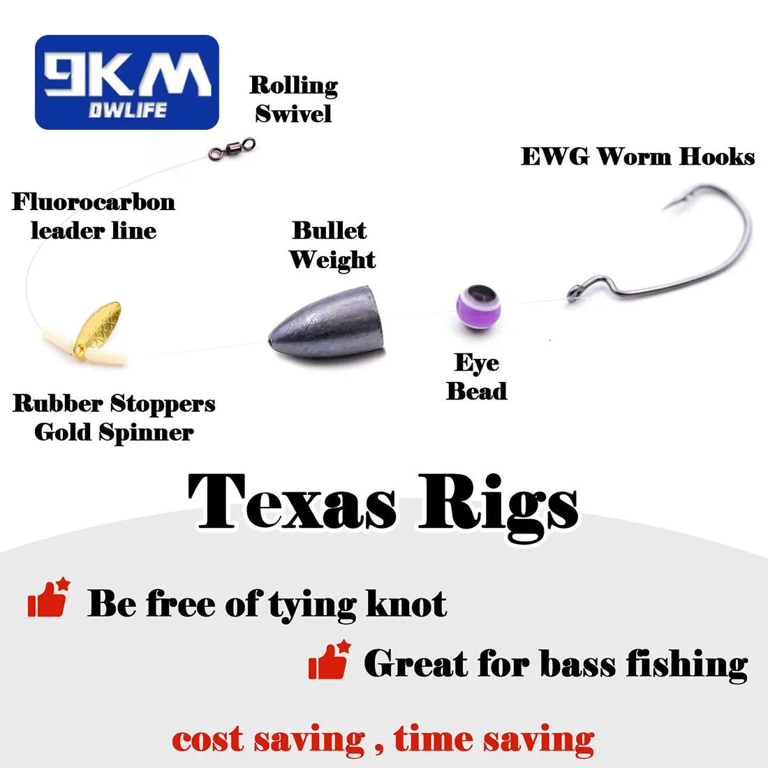 Texas Rig Hooks