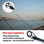 Load image into Gallery viewer, Fishing Rod Tips Repair Kit 30pcs Fishing Pole Tips Replacement Kit
