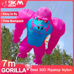 Load image into Gallery viewer, 9KM Giant 7m Gorilla Kite Line Laundry Soft Inflatable Outdoor Pendant Show Kite for Kite Festival 30D Ripstop Nylon with Bag
