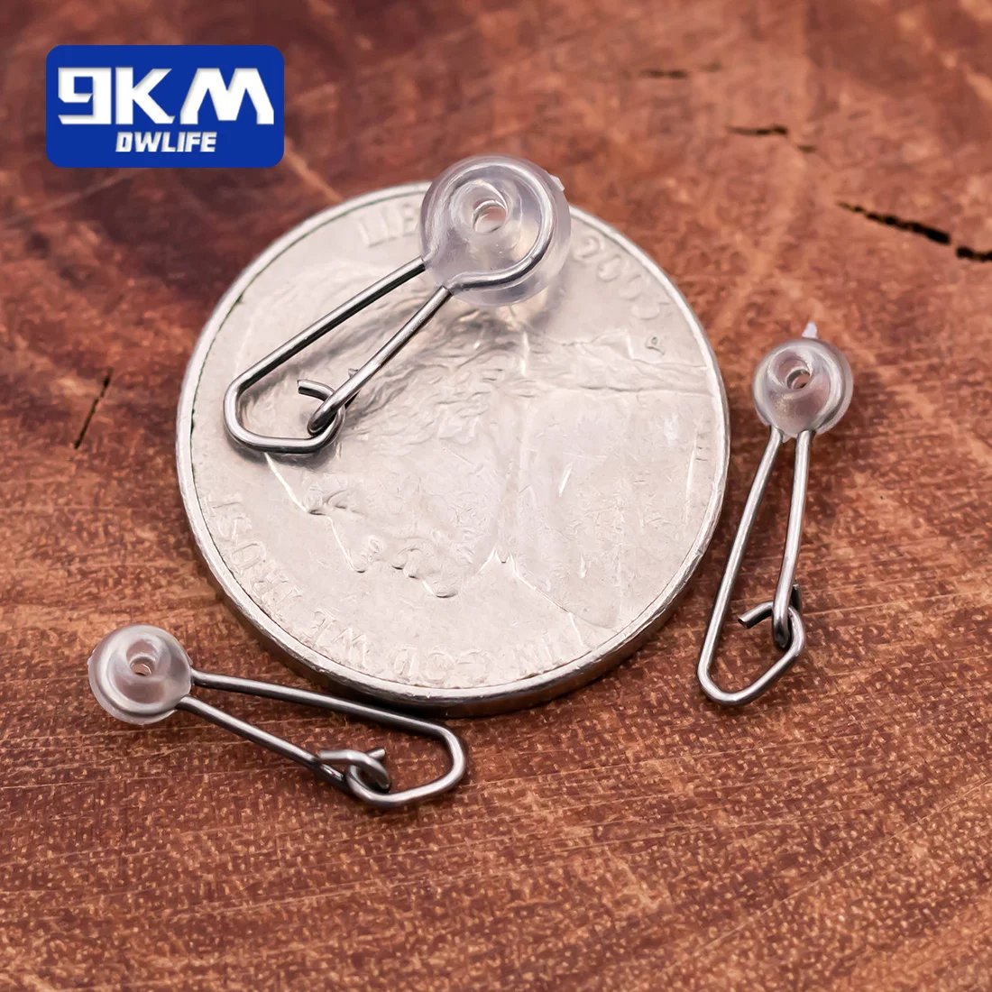 Fishing Line Sinker Slide 25~100Pcs Duo Lock Snaps Fishing Clips Freshwater Stainless Steel Quick Change Snaps Fishing Tackle
